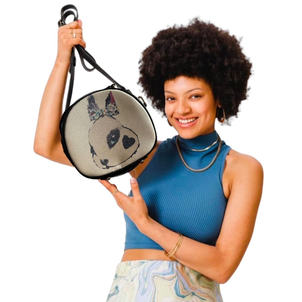 Beibaobao Rabbit Women’s Round Small Crossbody Purse.